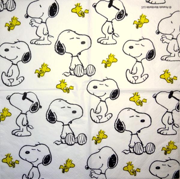 BF-078 Bekannte Figuren - 3-lagig - Braun - Peanuts - Snoopy